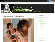 Tablet Screenshot of christylemire.com